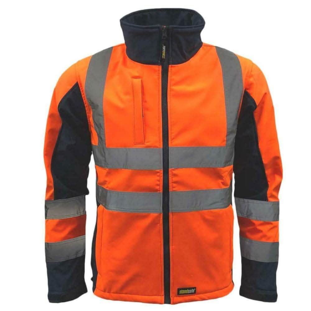 Standsafe HV018 Hi-Vis Work Softshell Jacket Bundle - 10 Items