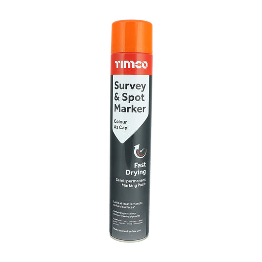 Survey & Spot Market - Aerosol Paint - Orange (Hazards)
