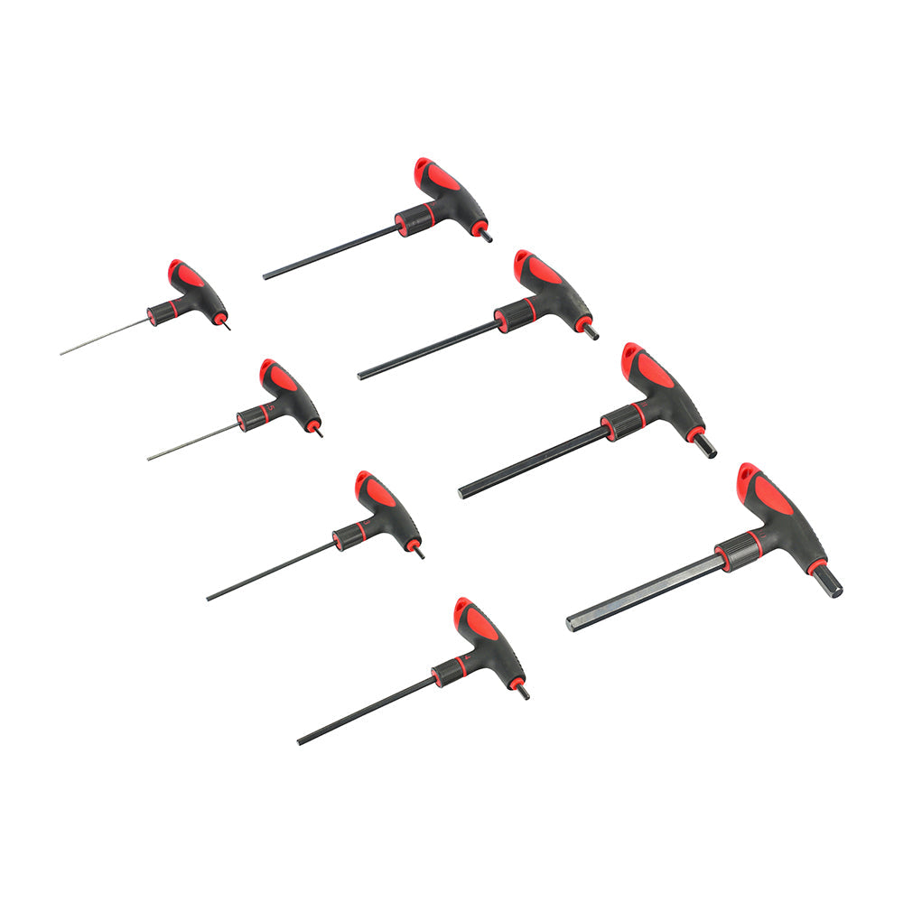T-Handle Hex Key Set – 8 Piece (2.0–10.0mm)
