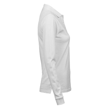 Tee Jays 146 Ladies Luxury Stretch Long Sleeve Polo Shirt
