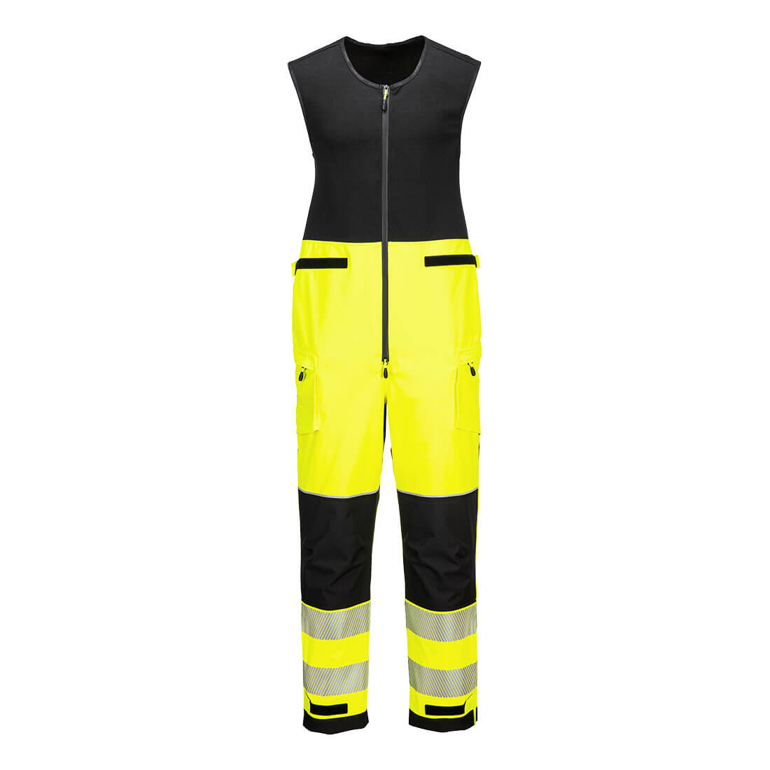 Portwest PW3 Hi-Vis Rain Salopettes (3L) T150