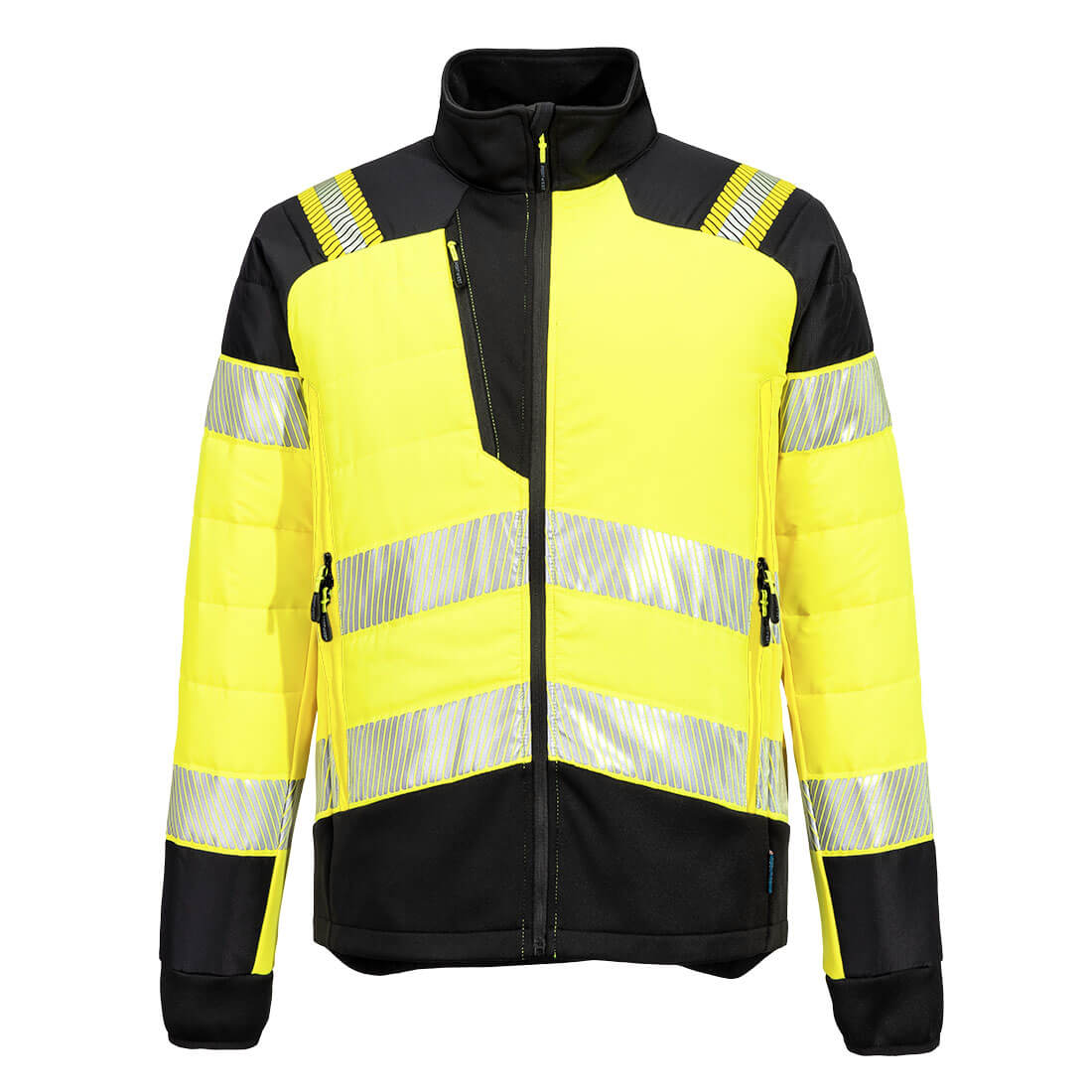 Portwest  PW3 Hi-Vis Hybrid Baffle Jacket T170