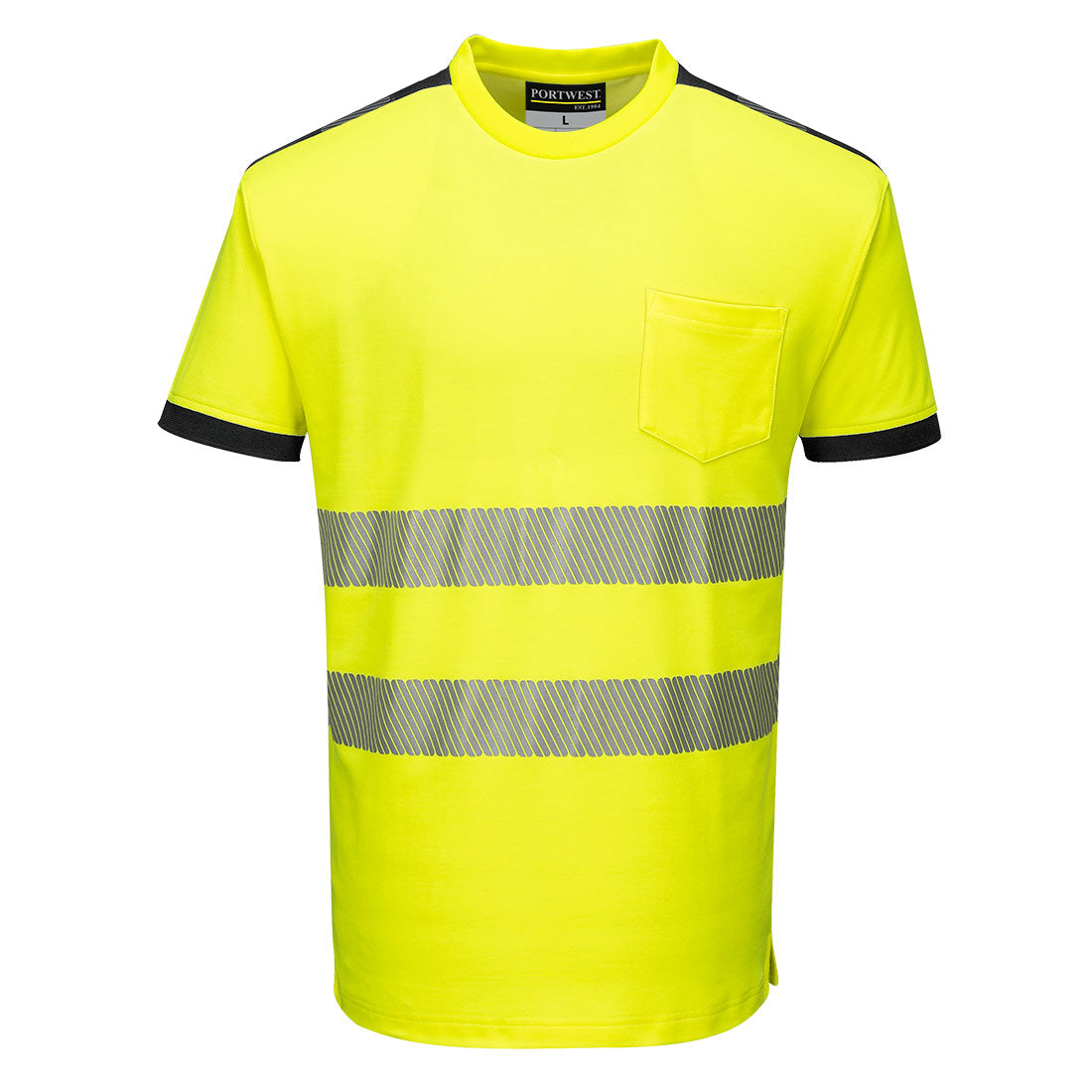 Portwest  PW3 Hi-Vis Cotton Comfort T-Shirt S/S  T181