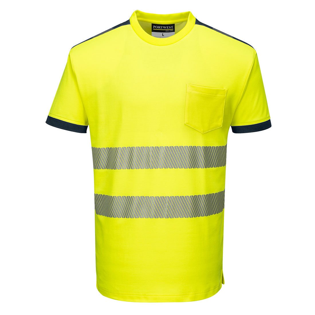 Portwest  PW3 Hi-Vis Cotton Comfort T-Shirt S/S  T181