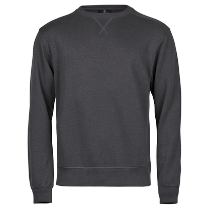 Tee Jays 5504 Ribbed Interlock Crew Neck Sweatshirt
