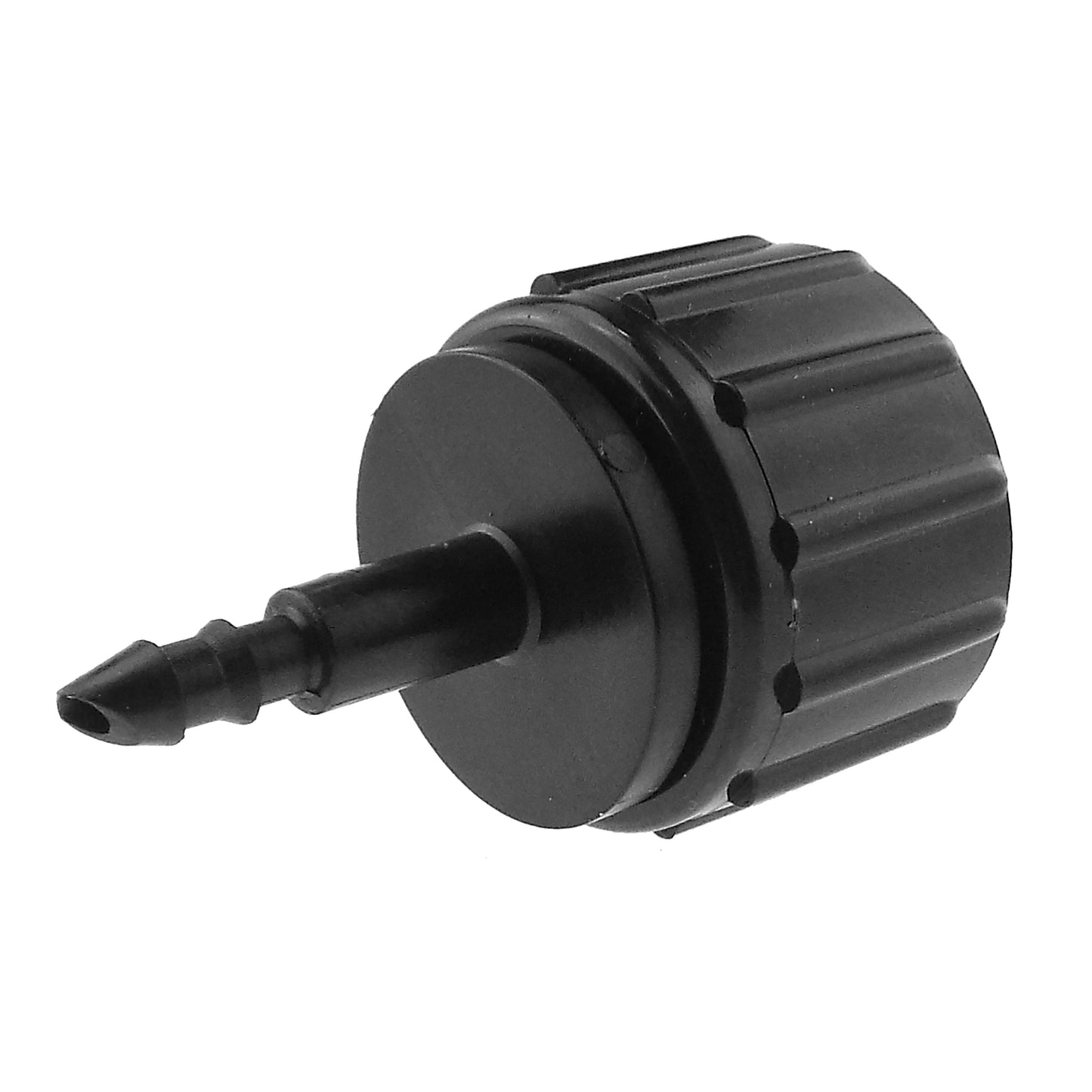 4mm Barb Micro Connector with In-Line BSPM Valve and 19mm Brass Barb