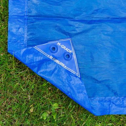 M-Grade LLDPE Blue Tarpaulin 4m x 5m