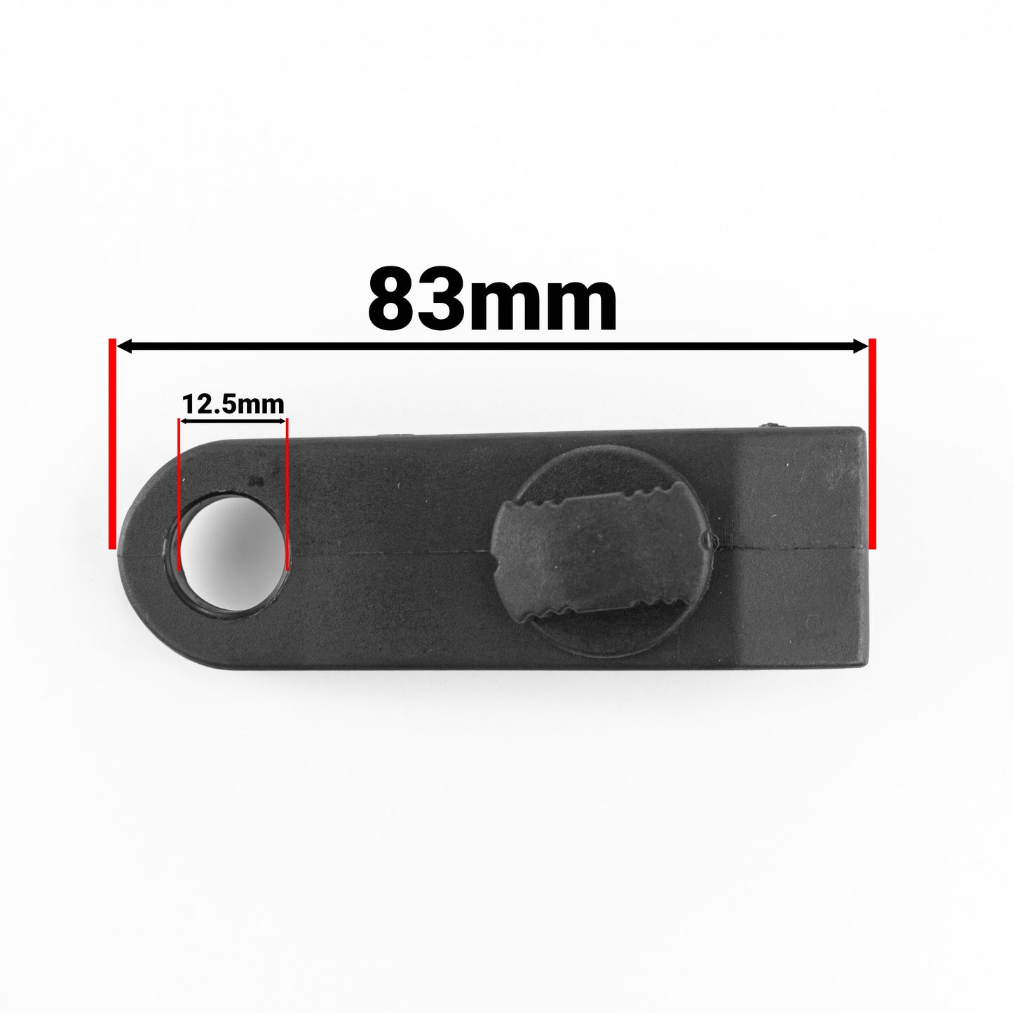 Clear XL-Grade Tarpaulin with 10 x 6" Bungee Balls (Black) and 10 x Screw Type Tarp Clips
