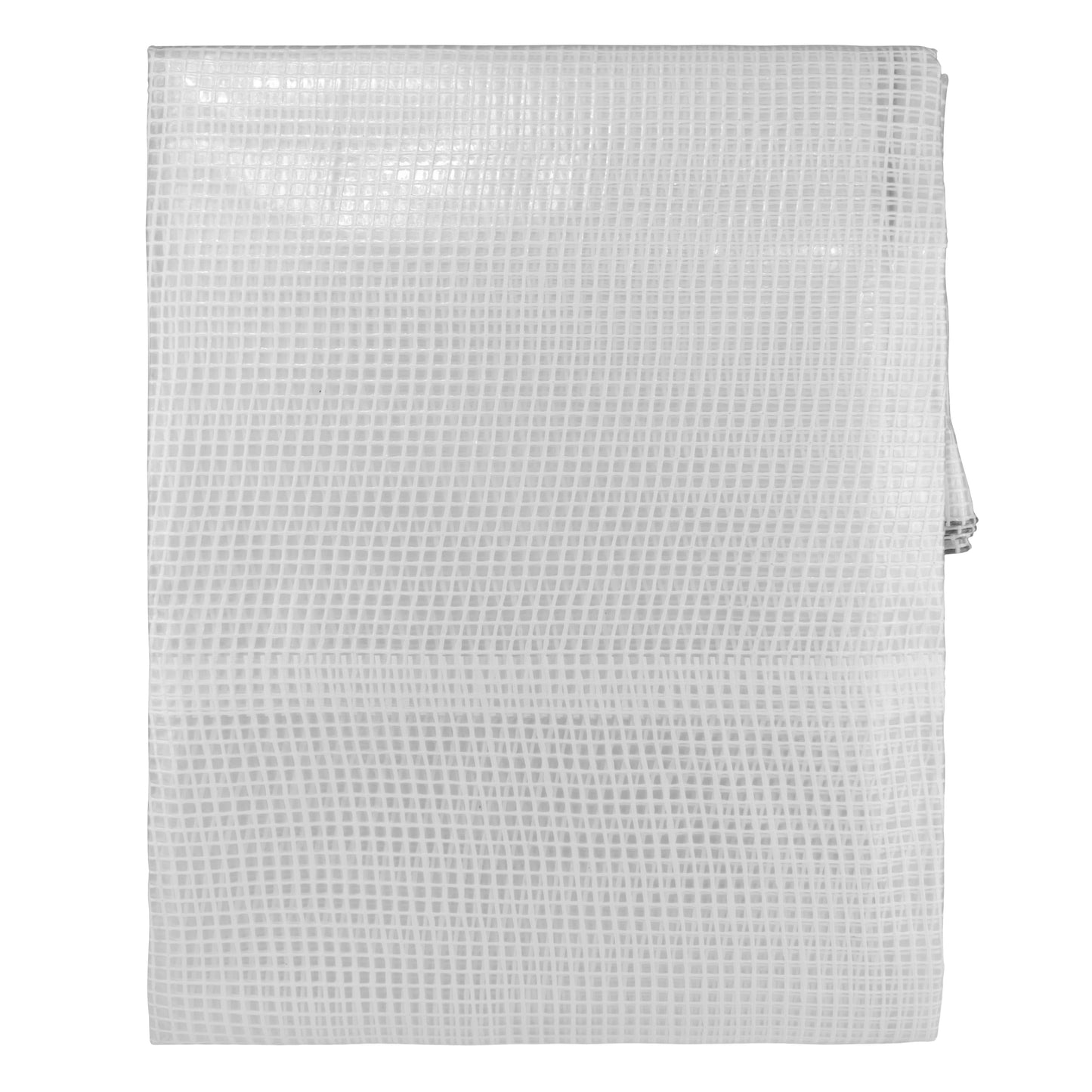 Clear M-Grade Tarpaulin with 10m of 6mm Bungee Rope and 10 x Slide Type Tarp Clips