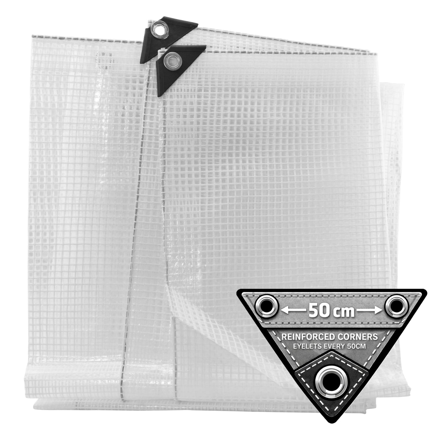 Clear M-Grade Tarpaulin 5m x 8m