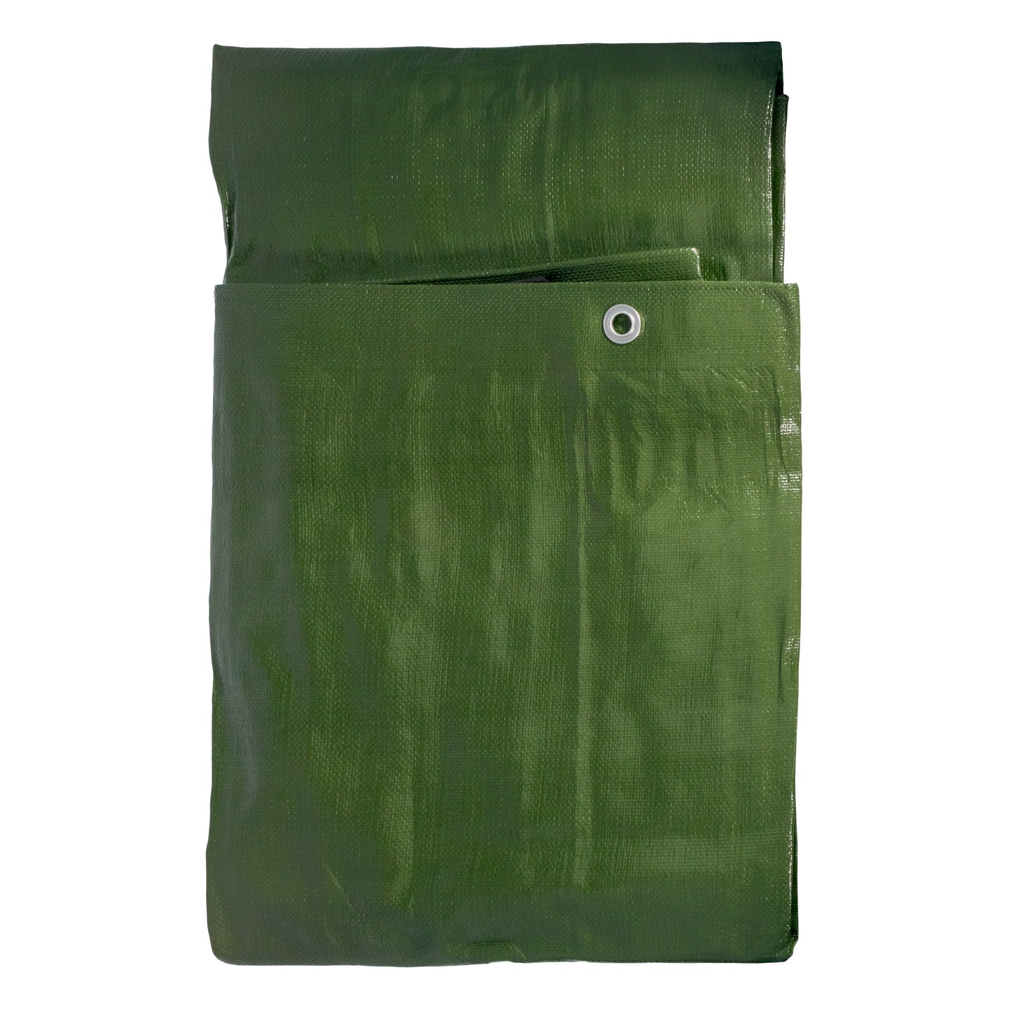 Green/Brown L-Grade Tarpaulin 6m x 8m