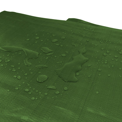 Green/Brown L-Grade Tarpaulin 6m x 8m