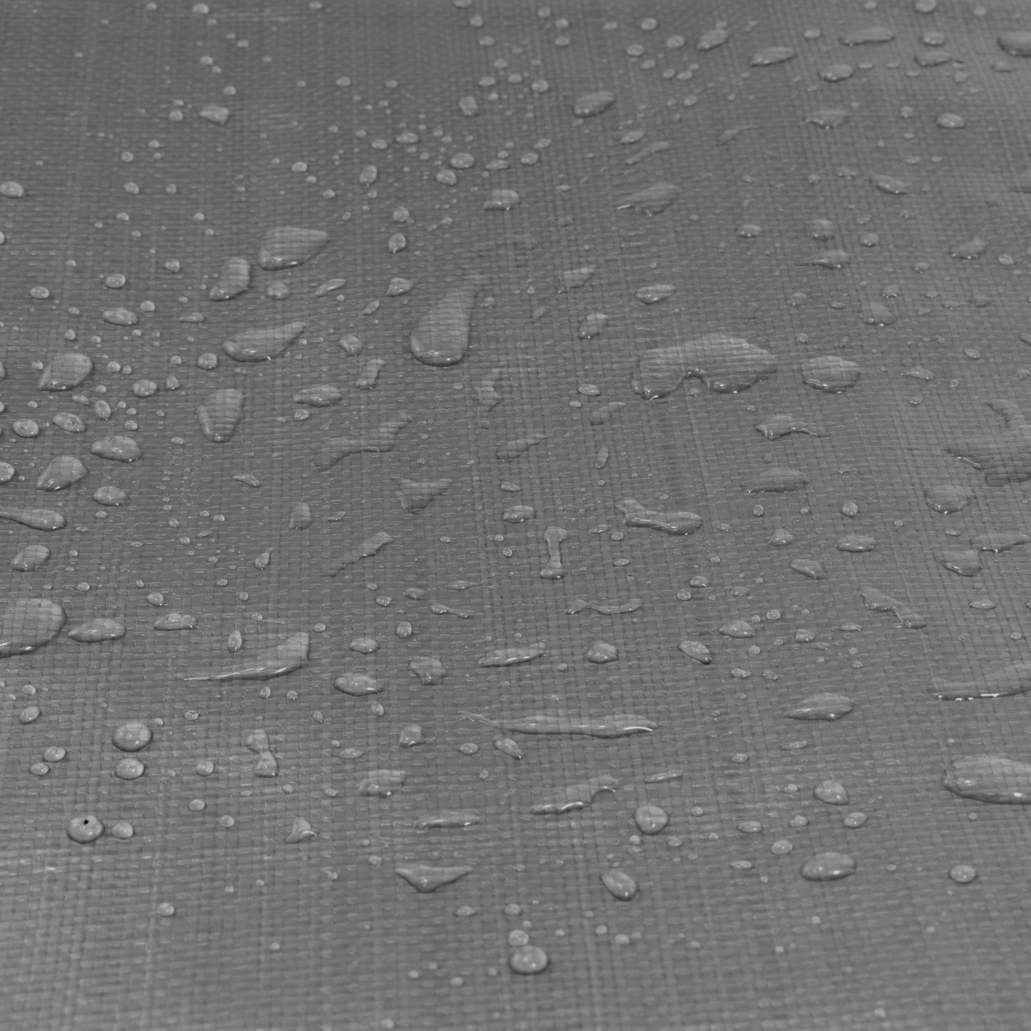 Grey L-Grade Tarpaulin with 10 Metres of 6mm Bungee Rope