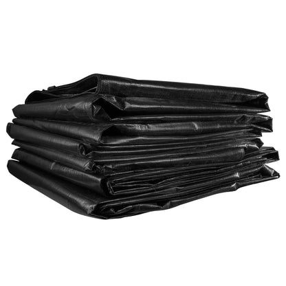 Black/Silver L-Grade Tarpaulin 4m x 6m