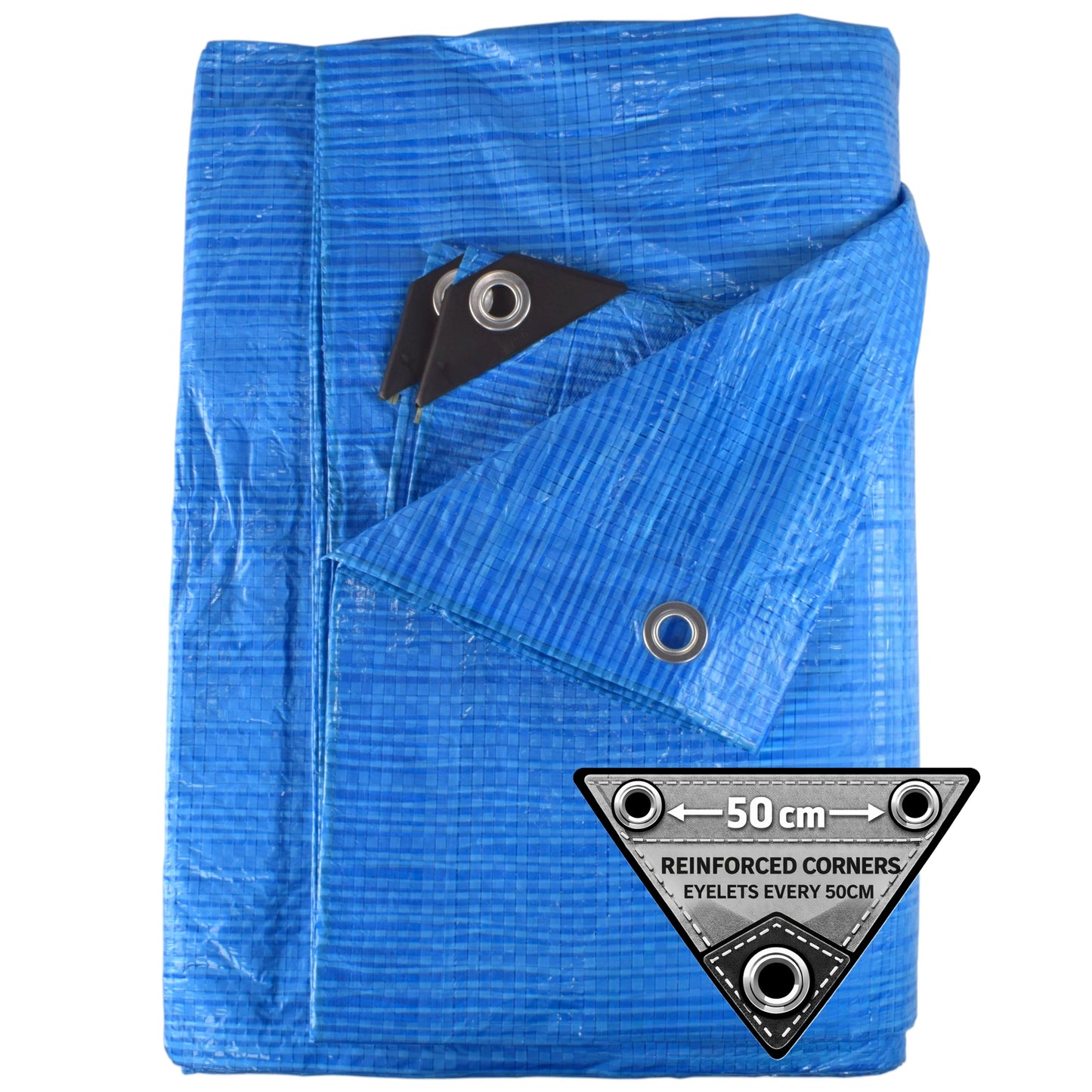 Blue S-Grade Tarpaulin 5m x 6m