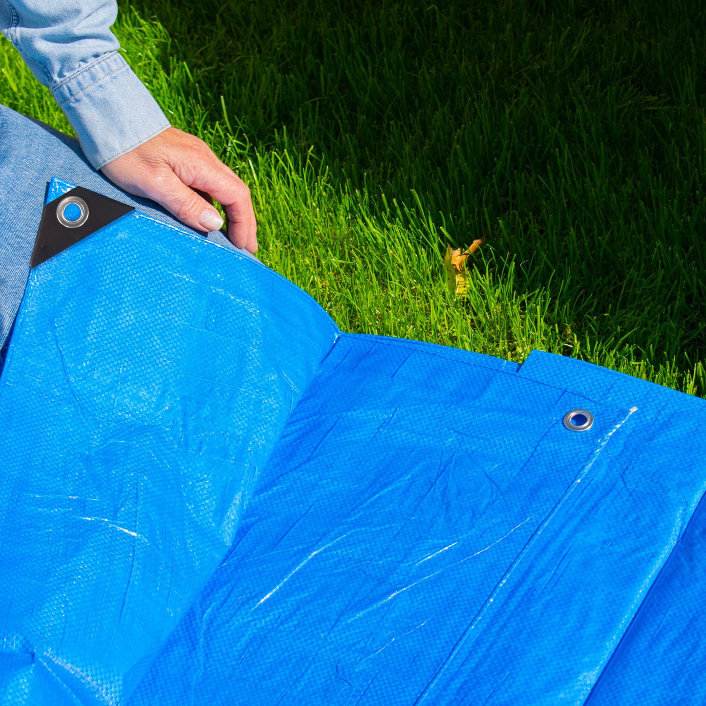 Blue S-Grade Tarpaulin 5m x 6m