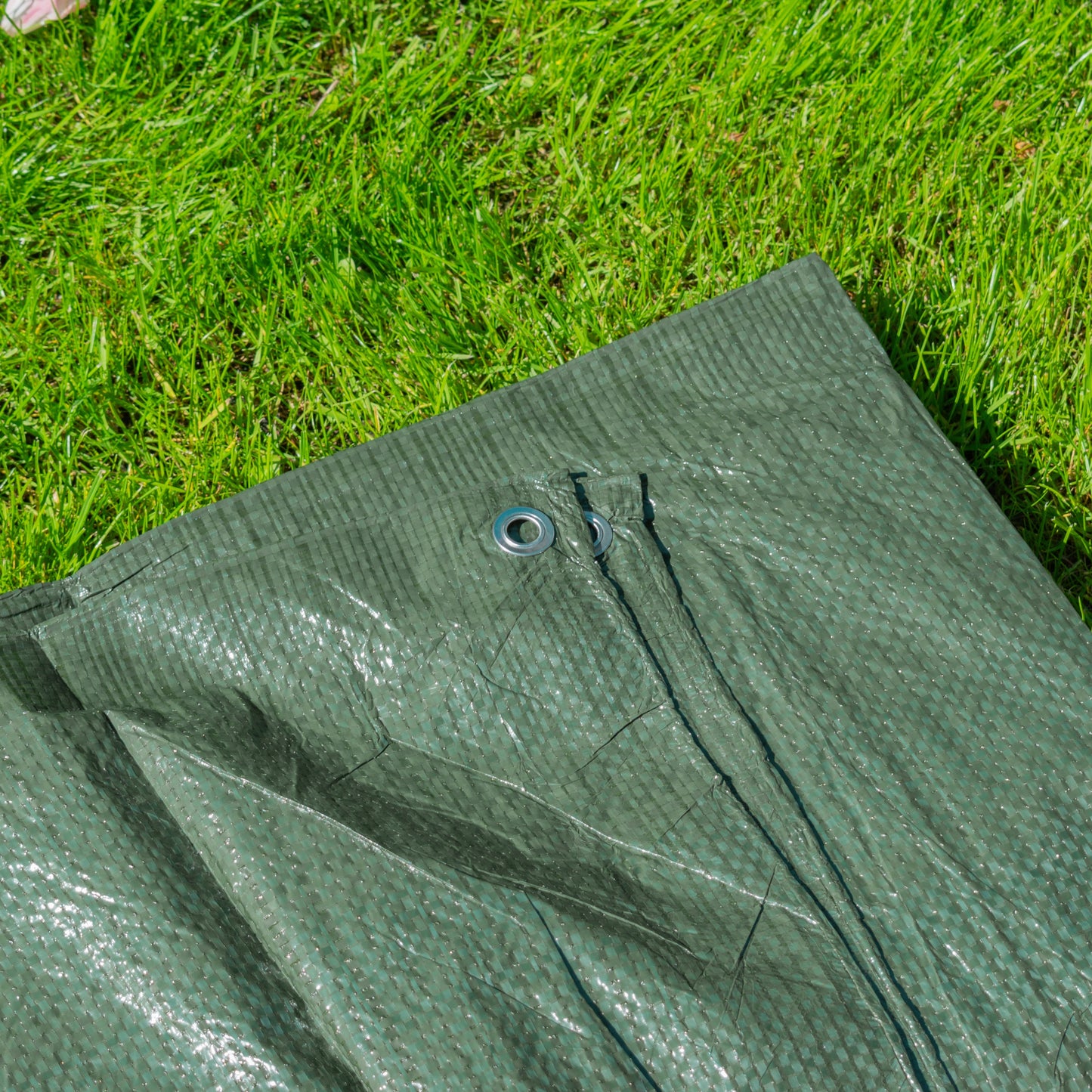 Green S-Grade Tarpaulin 5m x 5m