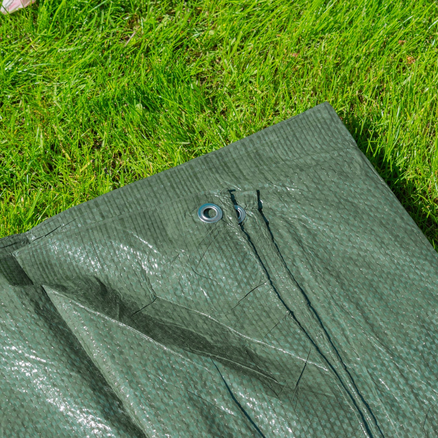 Green S-Grade Tarpaulin 2m x 2m