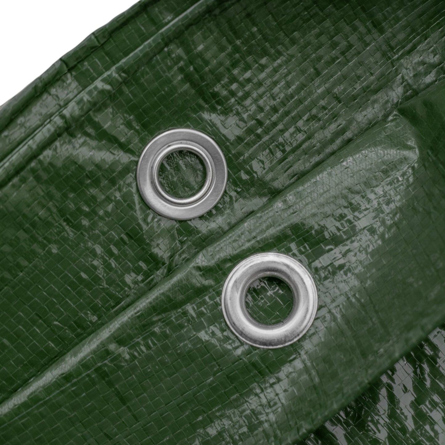 Green M-Grade Tarpaulin with 10 Metres of 8mm Bungee Rope