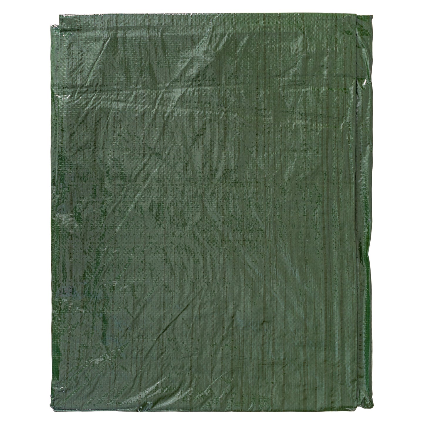 Green M-Grade Tarpaulin with 10m of 6mm Bungee Rope and 10 x Screw Type Tarp Clips
