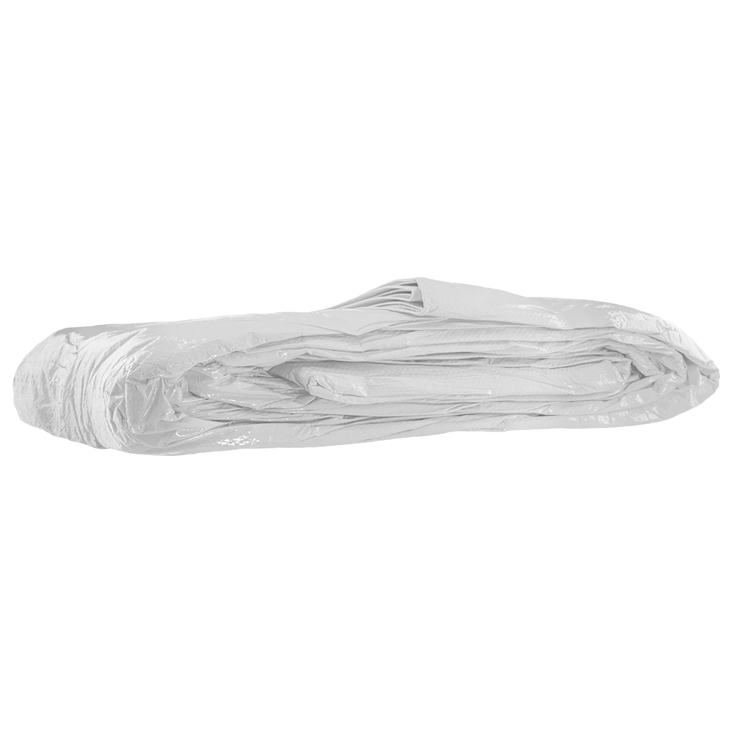 White M-Grade Tarpaulin with 20 x 4" Bungee Balls (White)