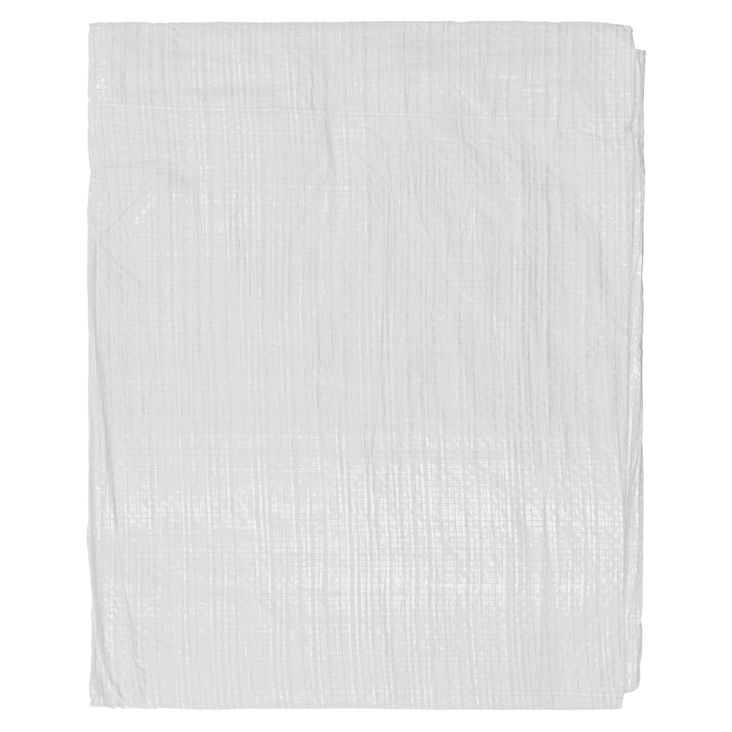 White M-Grade Tarpaulin with 10 x Bungee Balls (Black)