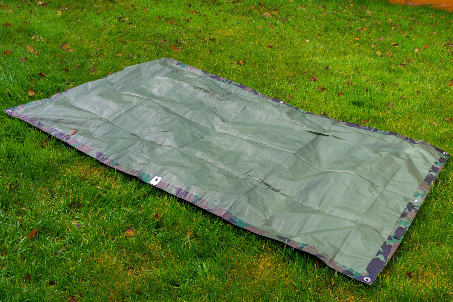 Camouflage M-Grade Tarpaulin 5m x 6m BRADAS