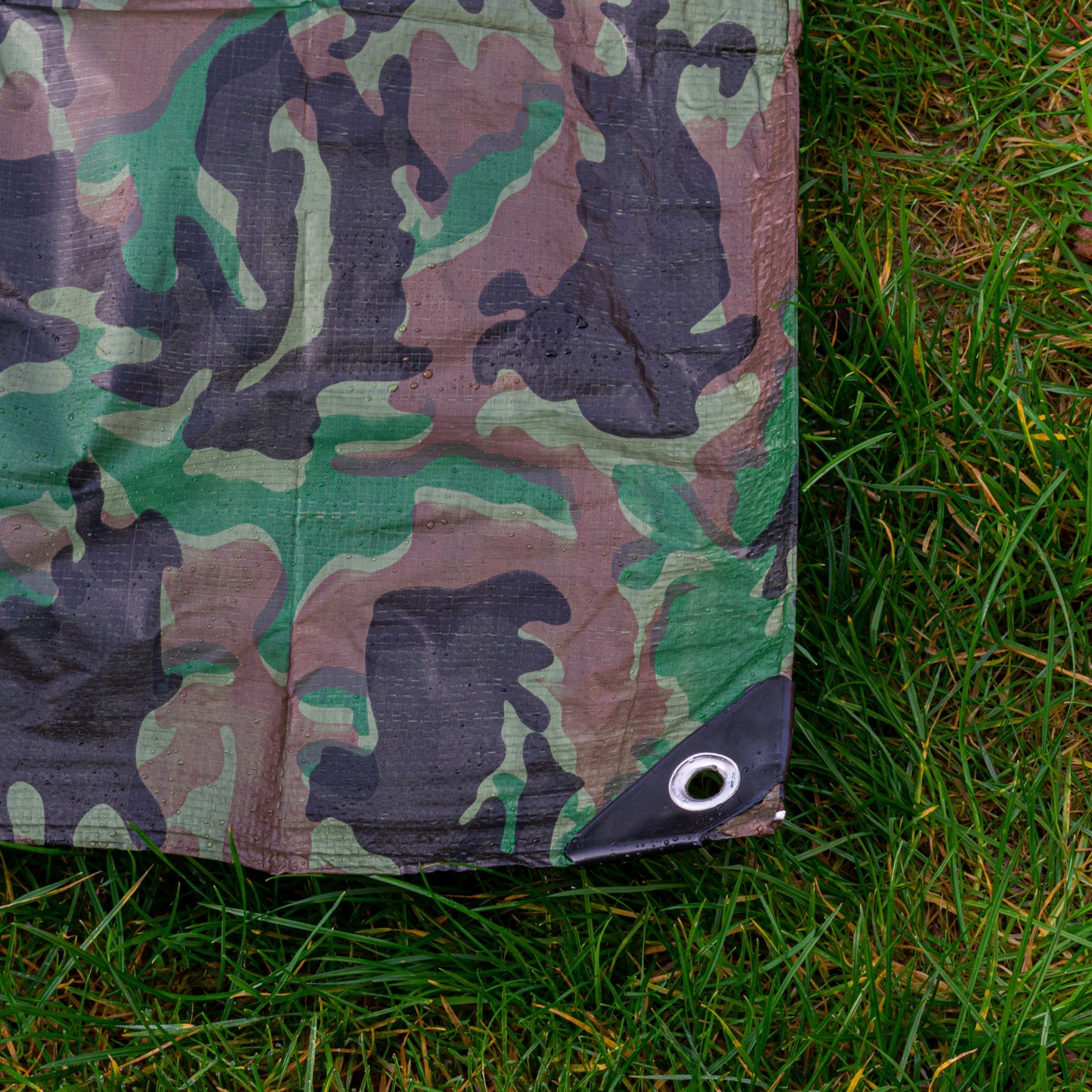 Camouflage M-Grade Tarpaulin 6m x 10m BRADAS