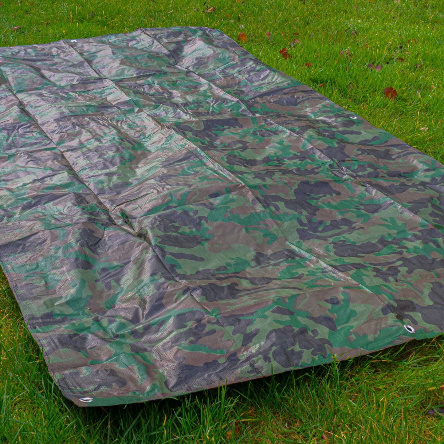 Camouflage M-Grade Tarpaulin 1.5m x 2.4m