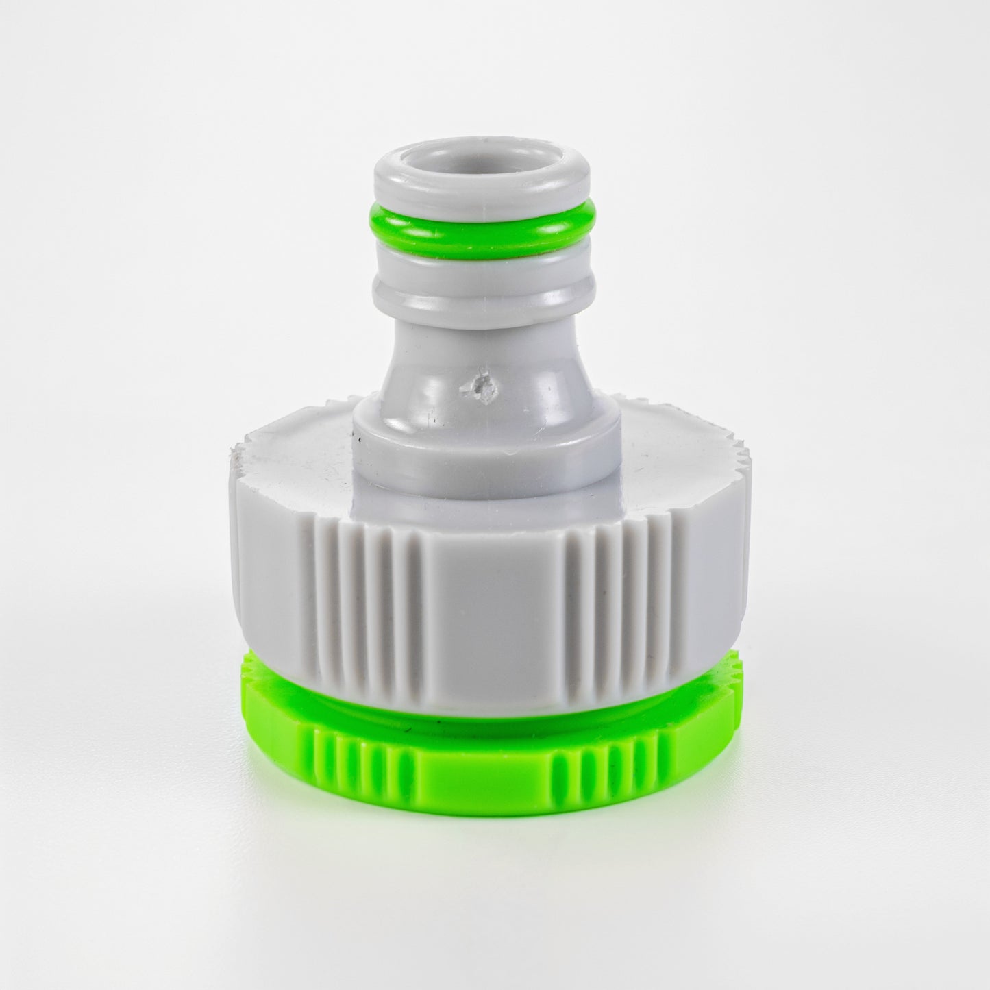 Female Tap Connector 3/4" or 1/2" BSP Female, Green/Gray