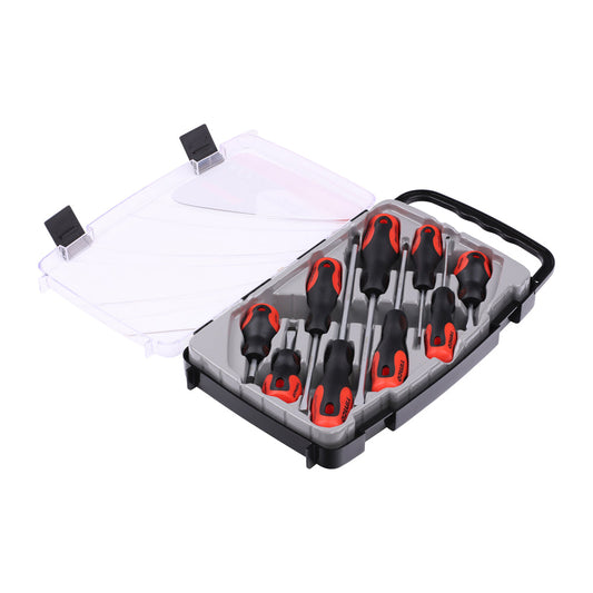 9-Piece Tradesman’s Screwdriver Set - Slotted/Phillips/Pozi