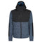 Regatta TRF624 Heist Hybrid Hooded Jacket Blue Wing Marl/Black Medium