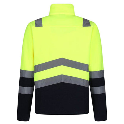 Regatta TRF660 Pro Hi-Vis Half Zip Fleece Top Yellow XL
