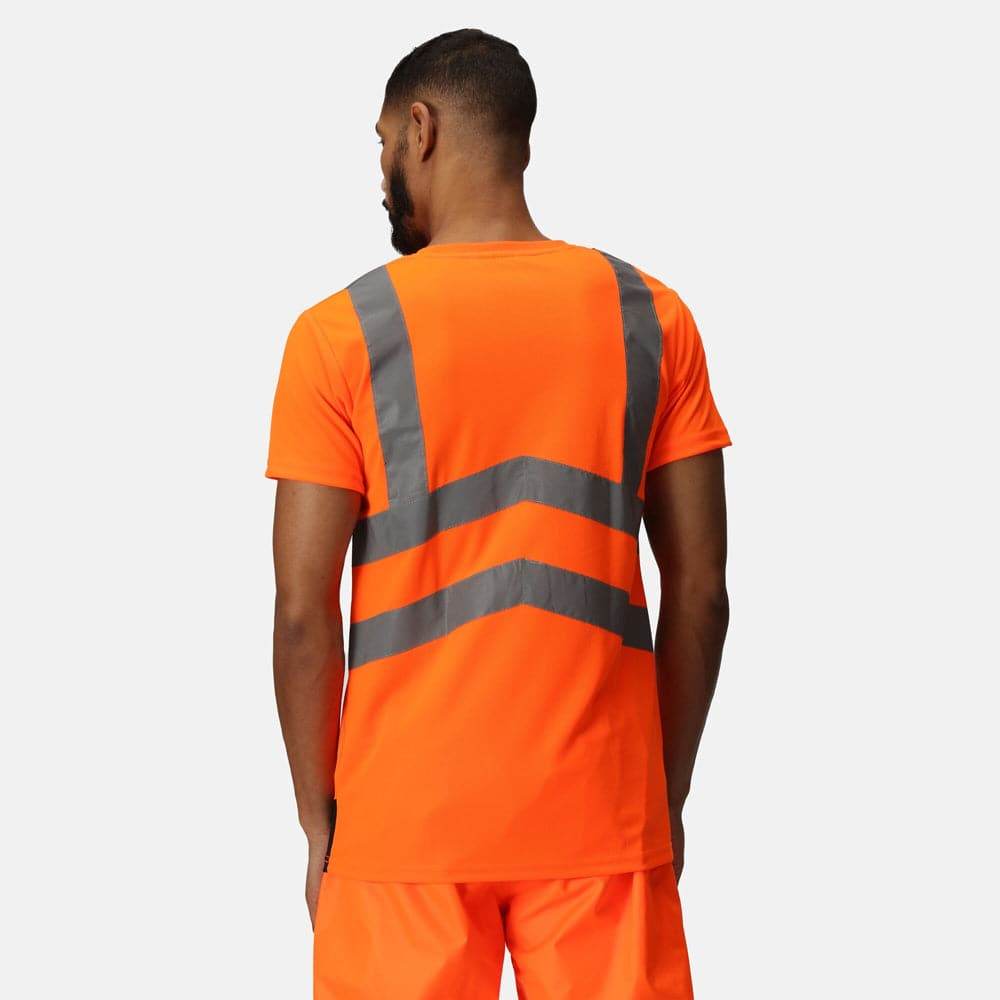 Regatta TRS194 Pro Hi-Vis Short Sleeve T-Shirt