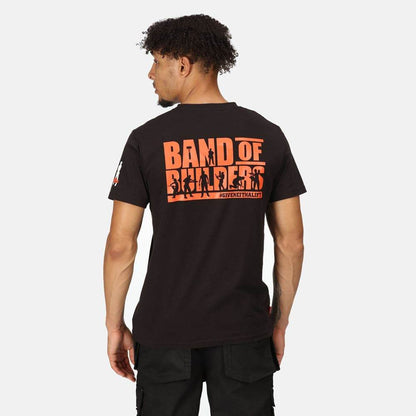 Regatta TRS206 Band of Builders Workwear T-Shirt Black Large