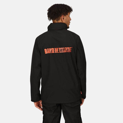 Regatta TRW526 Band of Builders Waterproof Jacket Black XL