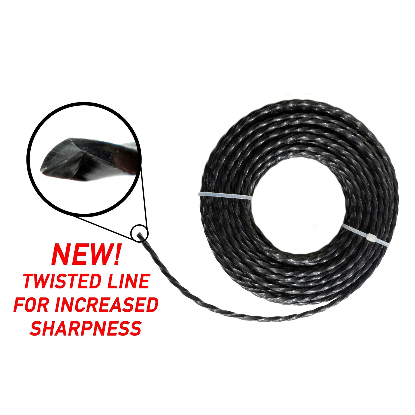 Strimmer Line Black Twist 2.4mm x 15m