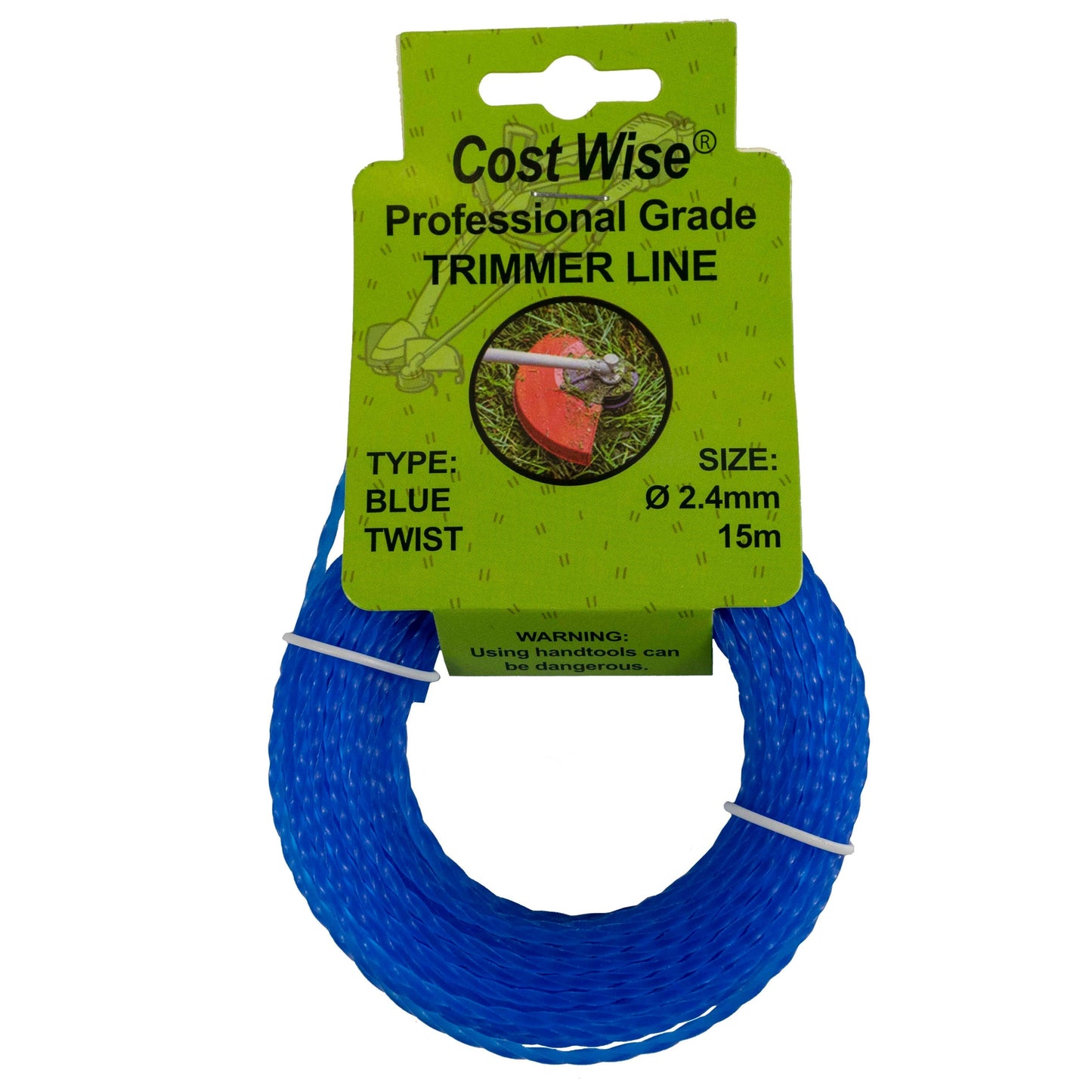 Strimmer Line Blue Twist 2.4mm x 15m