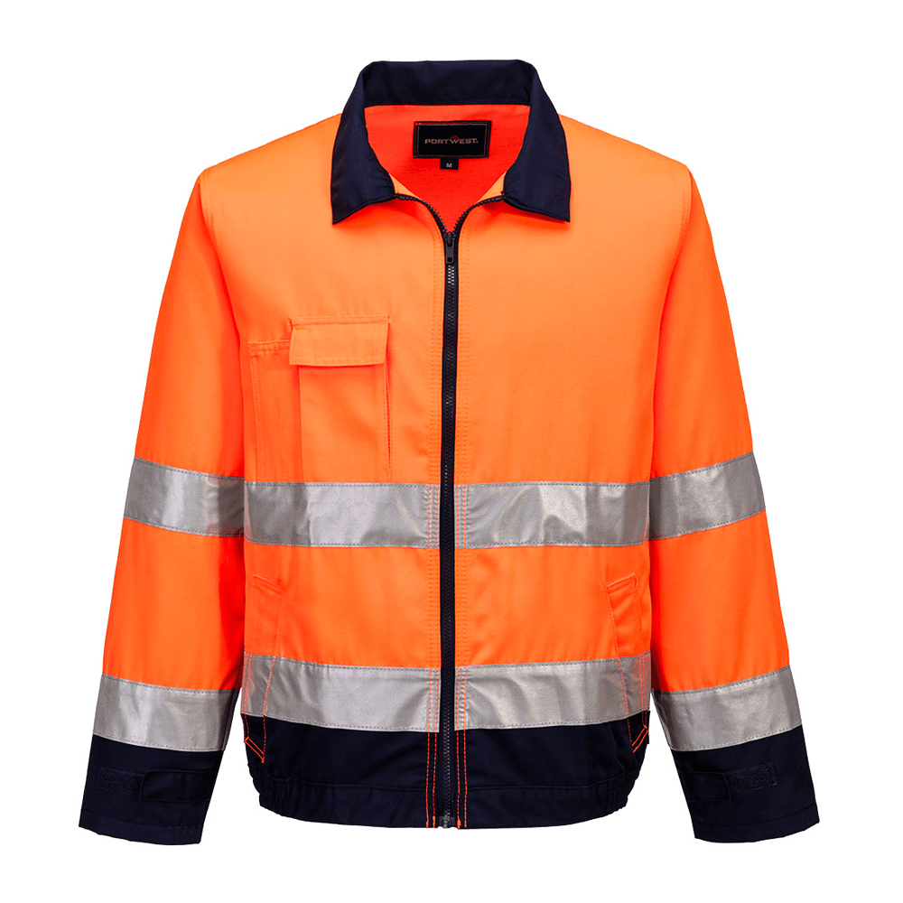 Portwest TX70 Madrid Hi-Vis Contrast Bomber Jacket