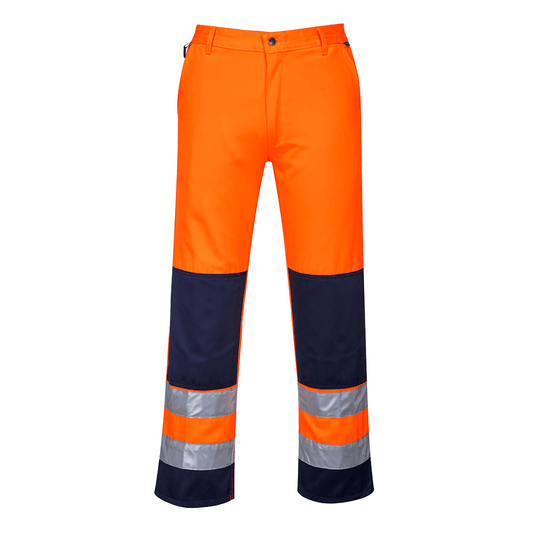 Portwest TX71 Seville Hi-Vis Contrast Work Trousers