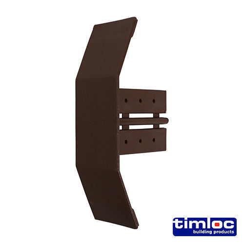 Ambi-Verge Eaves Starter – Brown – 155 × 105mm