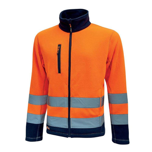 U-Power Boing Hi-Vis 1/4 Zip Fleece Work Jacket