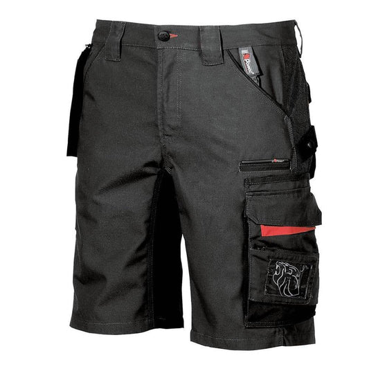 U-Power Start Cargo Combat Work Shorts Black Carbon / EU 44 - UK 30" Waist, 31" Leg