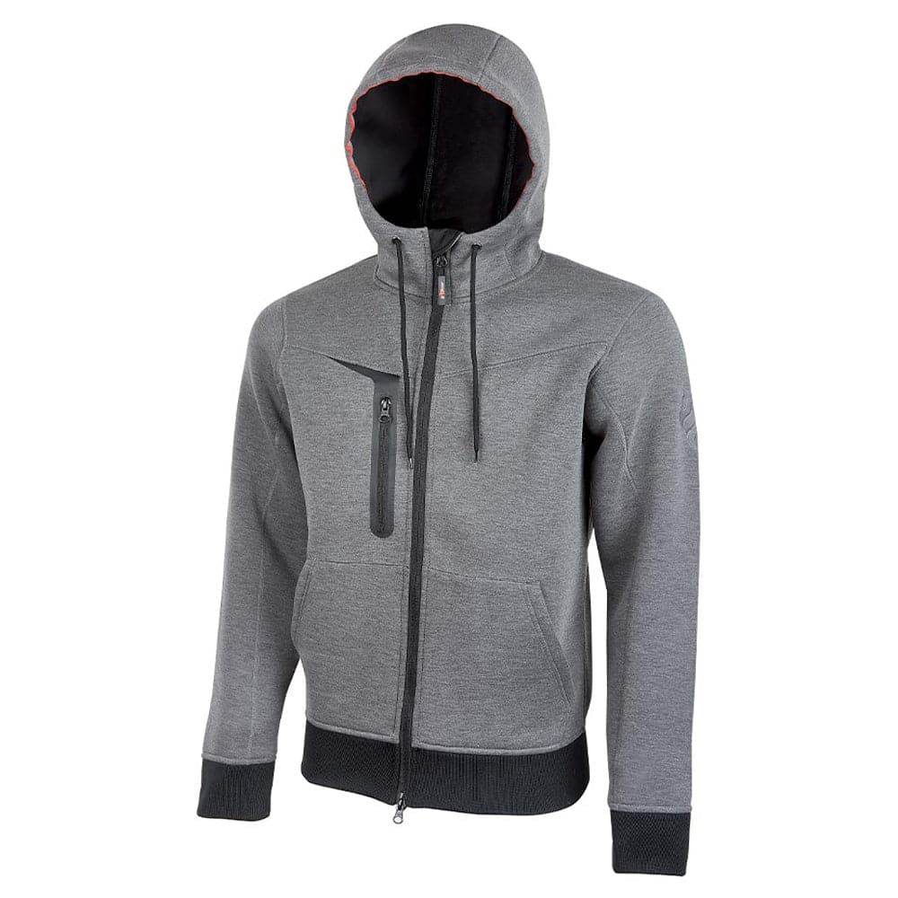 U-Power Tasty Full Zip Fleece Scuba Jersey Hooded Sweatshirt