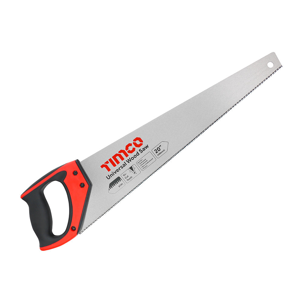 Universal Wood Saw 20" (500mm) – 9 TPI, Tri-Cut Teeth