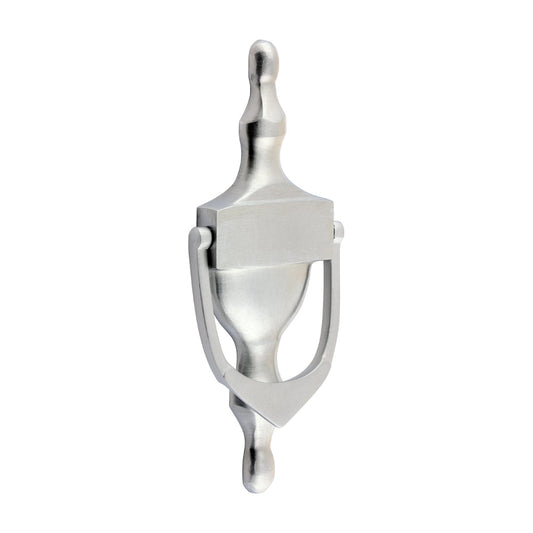 Urn Pattern Door Knocker – Satin Chrome - 166 × 60
