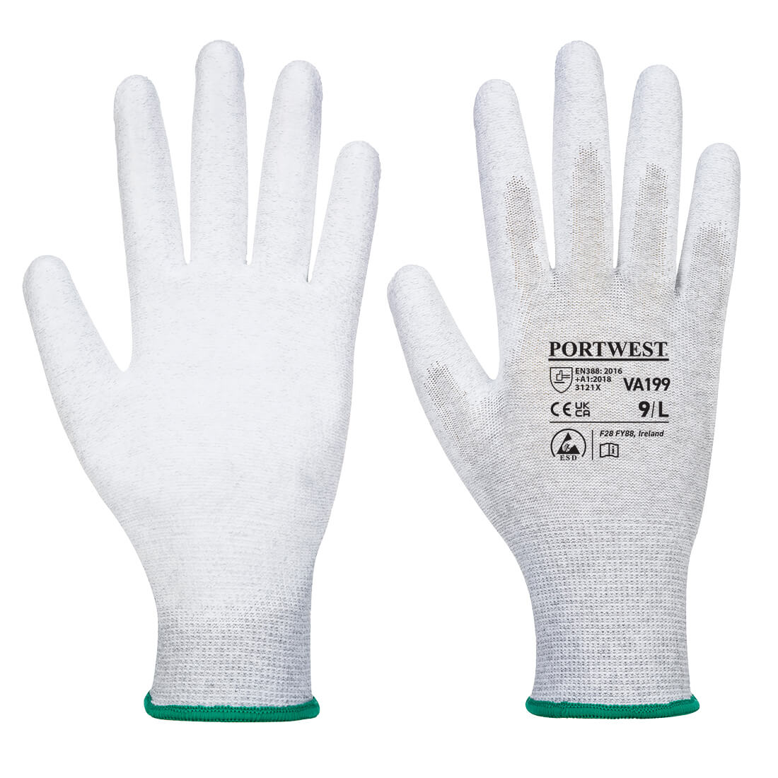 Portwest Vending Antistatic PU Palm Glove VA199