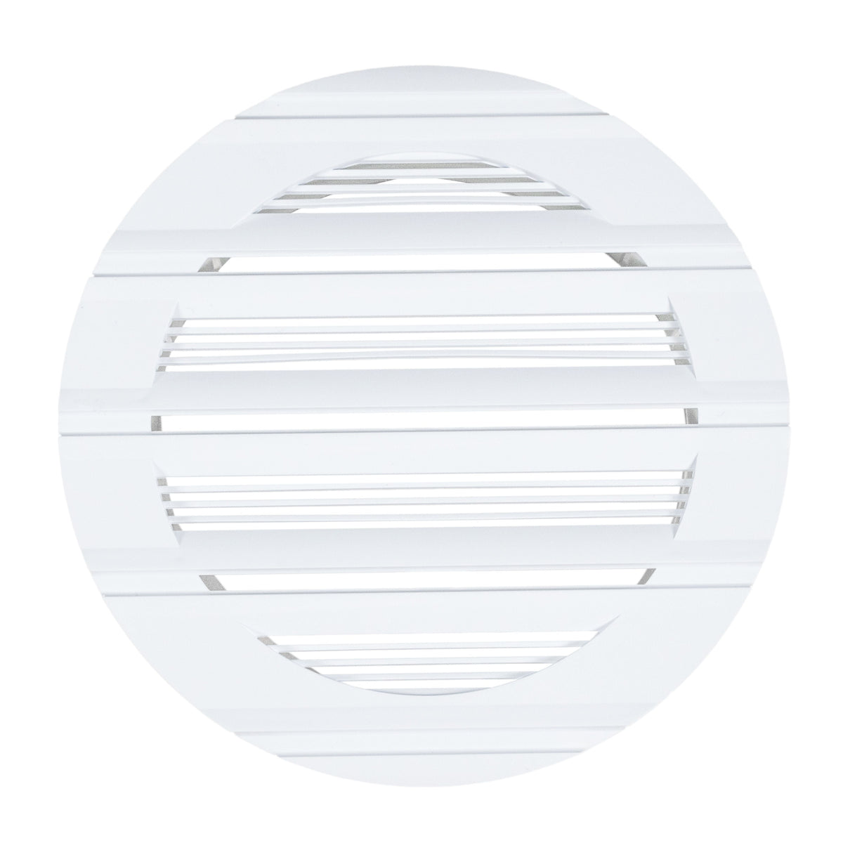Louvre Vent Round Bella 100mm White