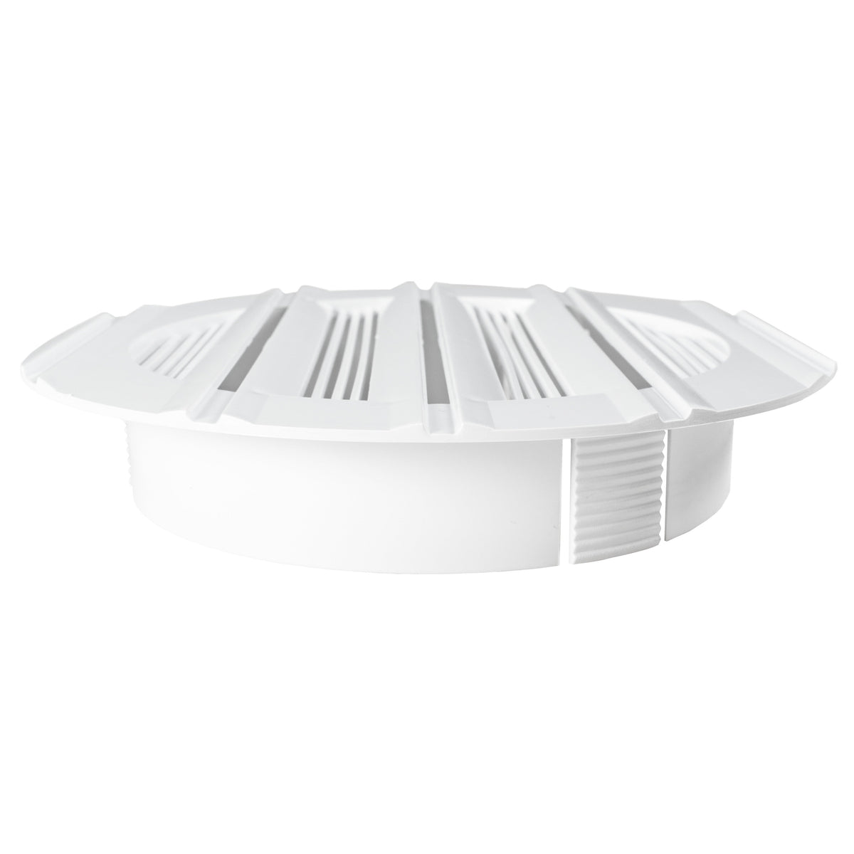 Louvre Vent Round Bella 100mm White