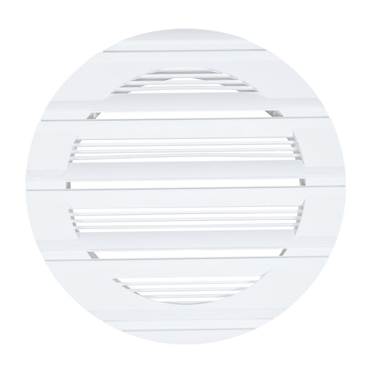 Louvre Vent Round Bella 125mm White